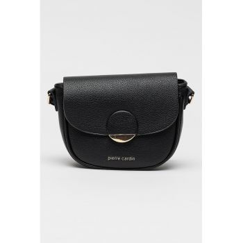 Geanta crossbody de piele ecologica cu clapa