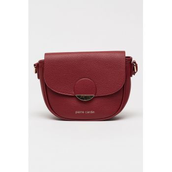 Geanta crossbody de piele ecologica cu clapa