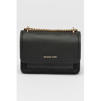 Geanta crossbody din piele cu aspect granulat Claire