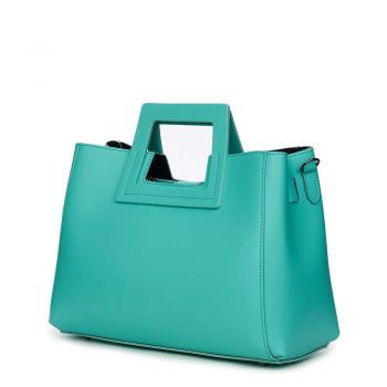 Geanta dama din piele naturala Armina vernil