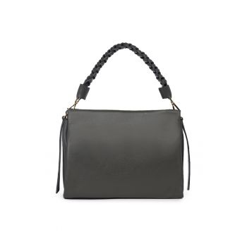 Geanta dama din piele naturala Natalia gri