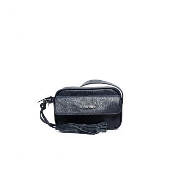 Geantă Damă Piele naturală, bleumarine - Default Title