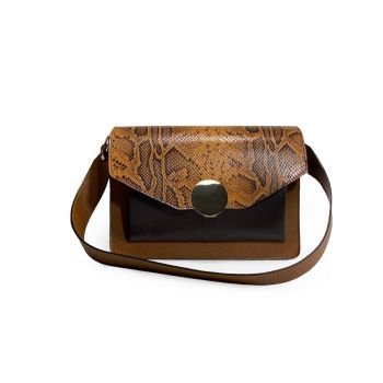 Geantă Damă Piele naturală, coniac - Default Title