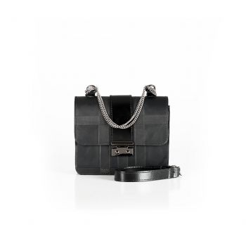 Geantă  Damă Piele naturală, negru - Default Title