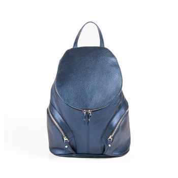 Geantă Damă Rucsac Piele naturală, bleumarine - Default Title