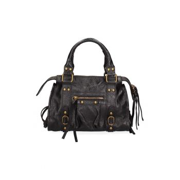 Geanta de piele cu bareta de umar