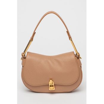 Geanta de piele cu bareta de umar Magie