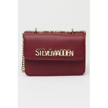 Geanta de piele ecologica cu logo metalic Stakes