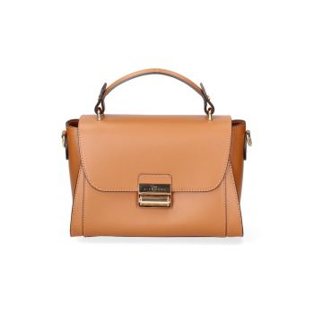 Geanta din piele cu maner