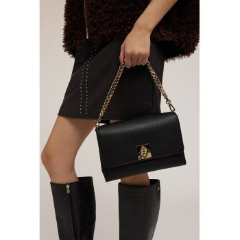 Geanta din piele ecologica cu clapa