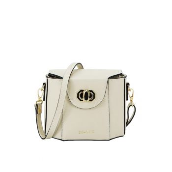 Geanta Premium din piele naturala 8927 123 Cream 15275