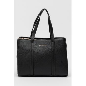 Geanta tote de piele ecologica cu bareta detasabila de umar