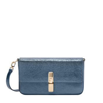 Iride s crossbody grigio blu
