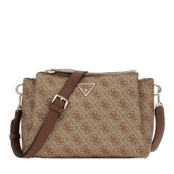 Noelle 2 tri comp latte logo/brown