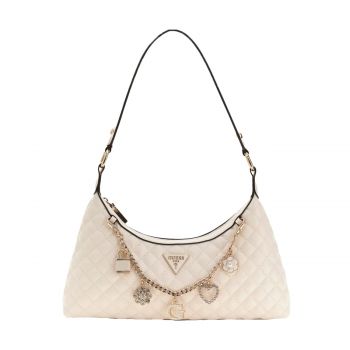 Noelle ii flap organizer shoulder bag off white