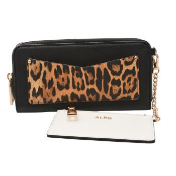 Portofel ALDO negru, ESAI 007, din piele ecologica