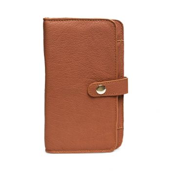 Portofel Damă Fortuna Anna Fellini din Piele Naturală - Coniac - Default Title