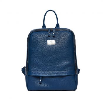 Rucsac Damă Piele naturală, albastru - Default Title