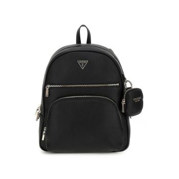 Rucsac din piele ecologica cu buzunare exterioare cu fermoar