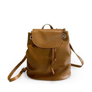Rucsac Mare Damă Piele naturală, coniac - Default Title