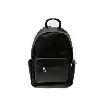 Rucsac MARIO FERRETTI negru, 2001, din piele naturala