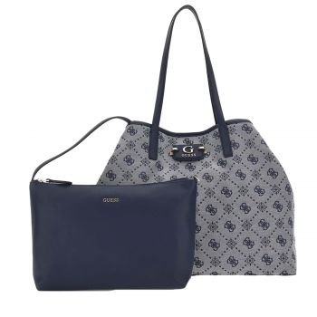 Shopper neda large 2 in 1 tote bag navy logo