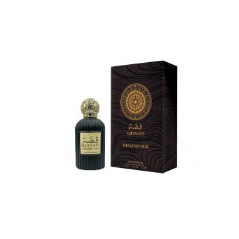 Apa de parfum arabesc - QISSAH GREATEST OUD - Barbati - 100 ml
