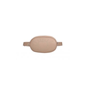 Borseta de piele cu tinte - Roz