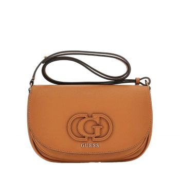 Calebra convertible xbody flap bag cognac