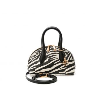 Geanta ALDO alb-negru, NOVALLIE 003, din piele ecologica