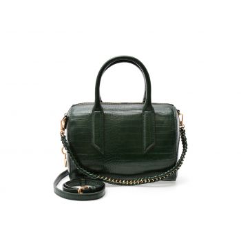 Geanta ALDO verde, ALBALAEREL 301, din piele ecologica