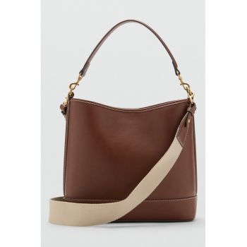 Geanta bucket din piele ecologica