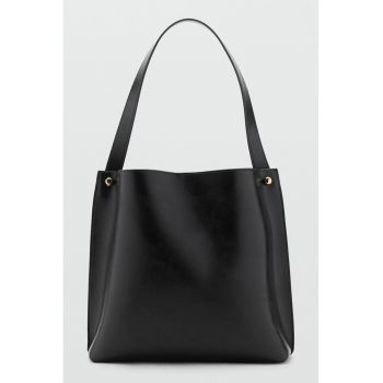 Geanta bucket din piele ecologica