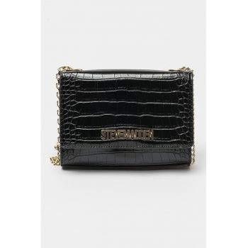 Geanta crossbody cu aspect de piele crocodil Braye