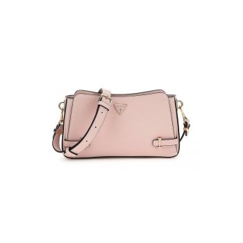 Geanta crossbody cu aspect metalizat