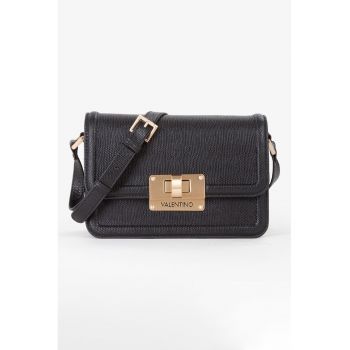 Geanta crossbody de piele ecologica Floren - Negru