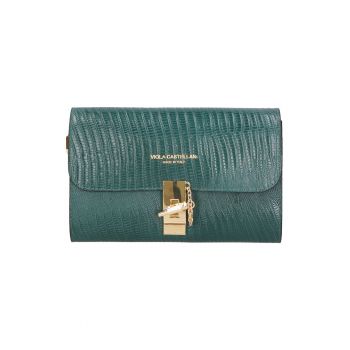 Geanta crossbody texturata din piele