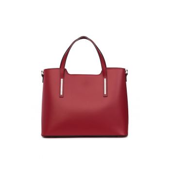 Geanta dama din piele Ligia grena