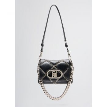 Geantă Damă Liu Jo Neagră – Plic Crossbody Premium, Design Modern - Default Title