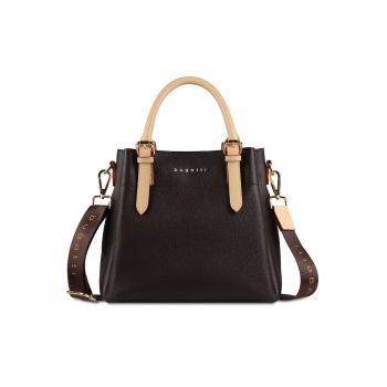 Geanta dama -  seria Ella - piele ecologica - maro