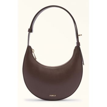 Geanta de piele cu bareta de umar Delizia