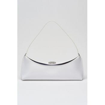 Geanta de piele de vitel cu bareta de umar