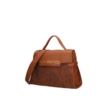 Geanta de piele ecologica cu logo in relief Ultra