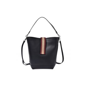 Geanta din piele cu bareta de umar