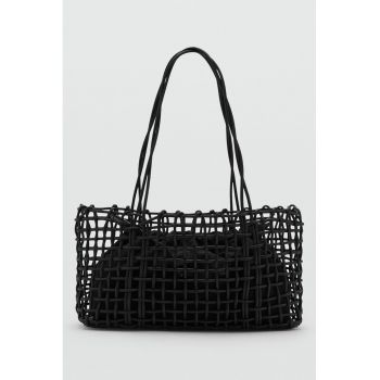 Geanta din piele ecologica cu bareta de umar