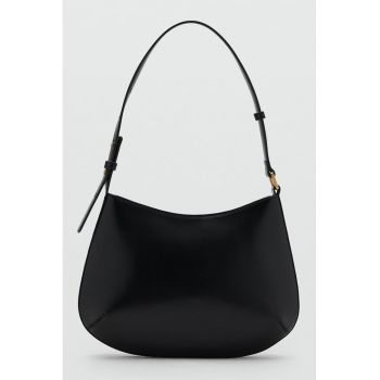 Geanta din piele ecologica cu bareta de umar ajustabila