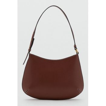 Geanta din piele ecologica cu bareta de umar ajustabila