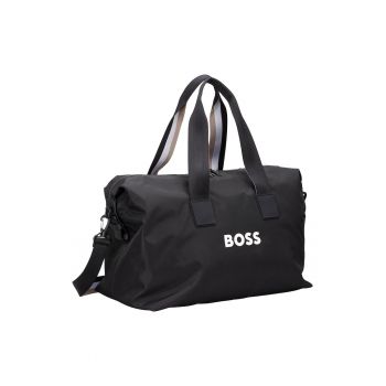 Geanta duffle cu imprimeu logo Weekender