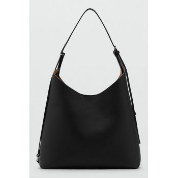 Geanta hobo din piele ecologica cu bareta ajustabila