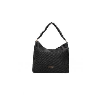 Geanta hobo texturata de piele ecologica